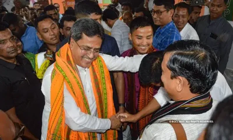 Manik Saha to take oath as Tripura CM today