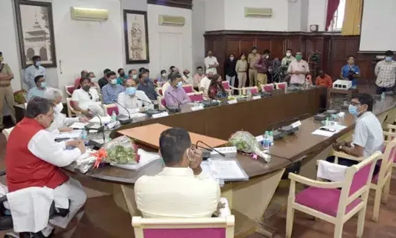 Revenue minister Rajendra Trivedi ordered to dispose of the pending appeals quickly whose hearing is completed