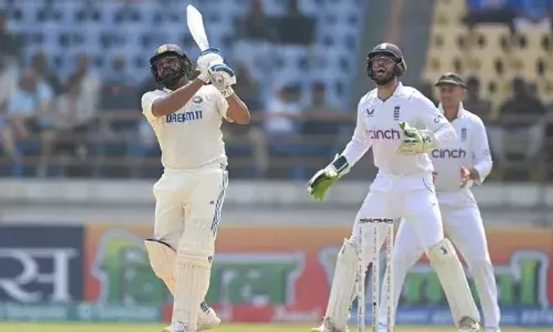 Cricket: 3rd test match between India and England underway in Rajkot