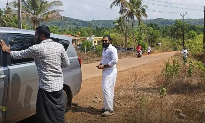 Rishab Shetty spotted at polling booth in Udupi as he casts his vote in Karnataka assembly election 2023