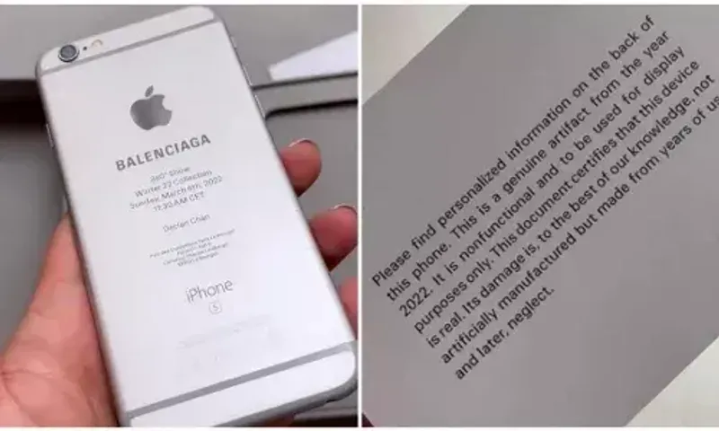 This Fashion house used smashed iPhones to invite guests Tto Paris Fashion Week