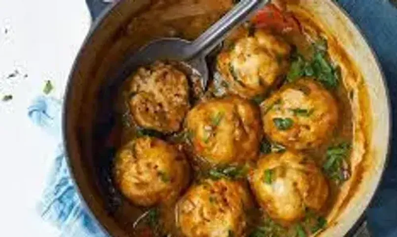 Vegetable Stew and Dumplings Recipe: Dumplings is great for potlucks and special occasions