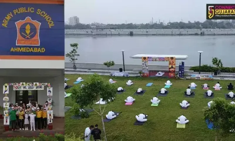 Golden Katar Division of Indian Army celebrated International Yoga day across Gujarat