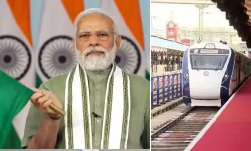 PM Narendra Modi flags off Delhi-Jaipur-Ajmer Vande Bharat Express