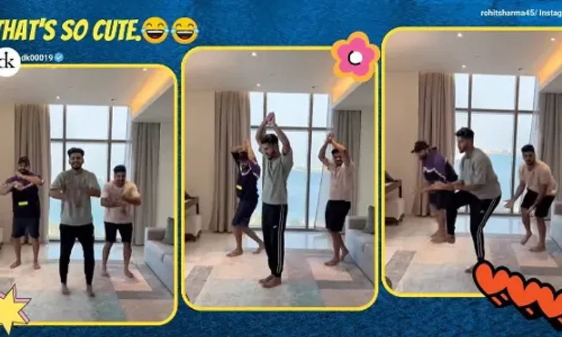 Shreyas Iyer dazzles everyone by dancing with Rohit Sharma and Shardul Thakur