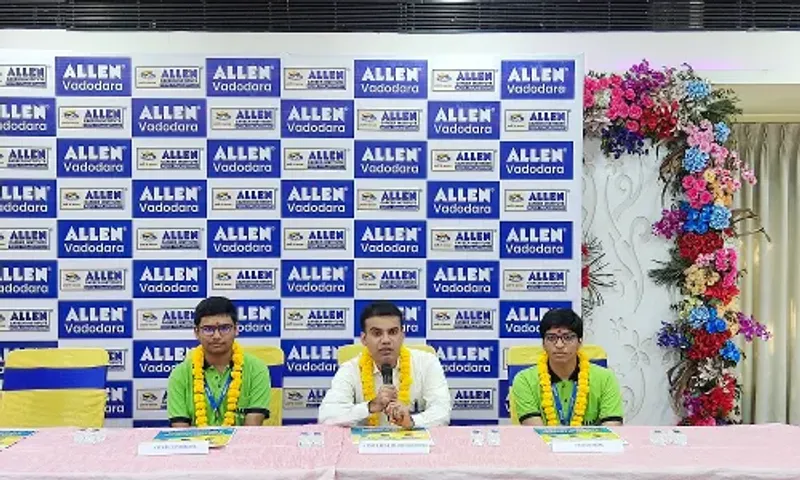 Prerak Contractor from Allen Vadodara get 35th All India Rank in JEE Advance 2021