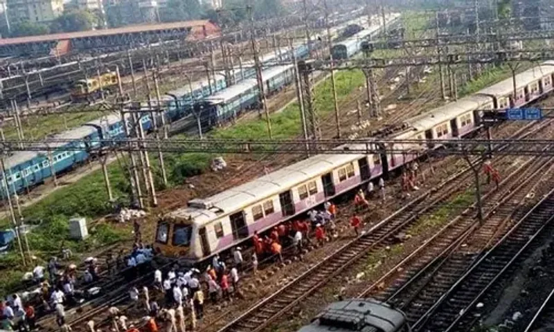 Mumbai local train derails at Chhatrapati Shivaji Maharaj Terminus
