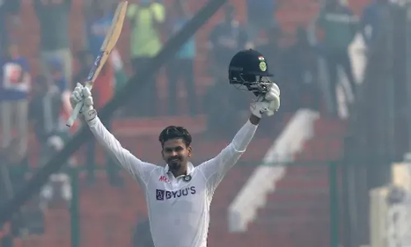 Shreyas Iyer makes history, first Indian to score 150 runs in a Test match