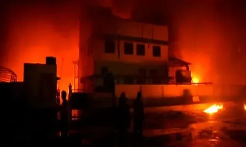 Fire broke at perfume factory in Maharashtra's Palghar