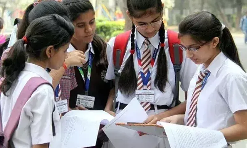 Mix emotions in students after getting the results of 10th board exam