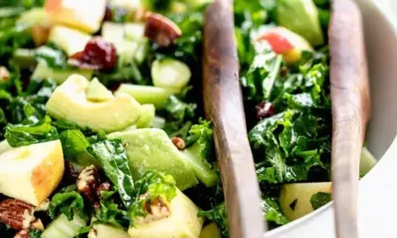 Kale and Apple Salad Recipe: A nutritional powerhouse, packed recipe with the goodness of vitamins A, C, and K