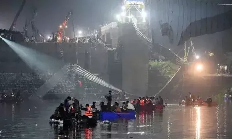 Morbi wants the jewel in its crown, the hanging bridge, rebuilt