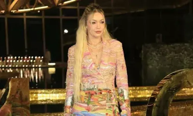 Gigi Hadid turns heads in multi-coloured stylish outfit at Nita Mukesh Ambani Cultural Centre grand opening