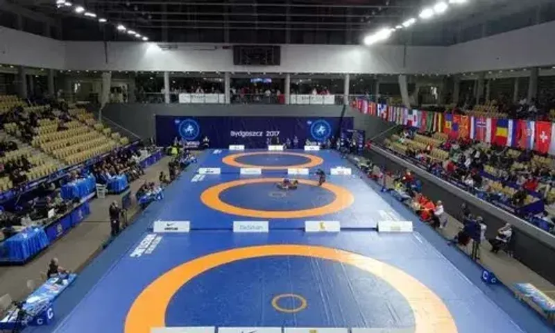 Visas of Indian wrestlers going to first Ranking Tournament in Croatia stamps