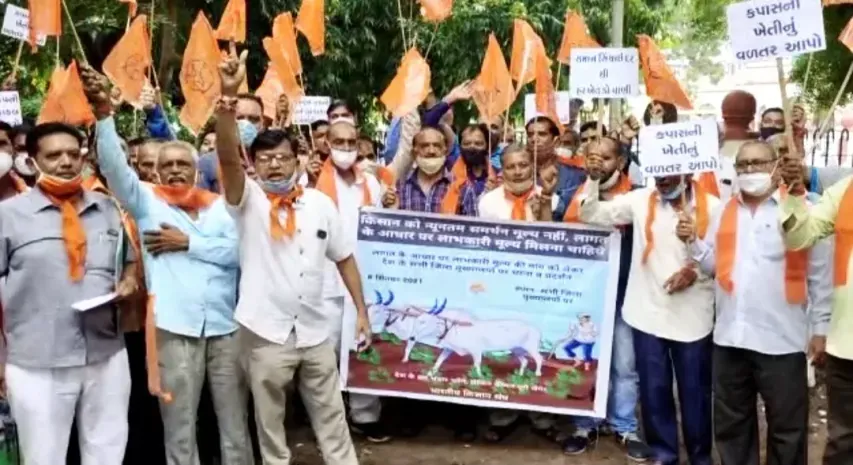 Application submitted to Collector by Bhartiya Kisan Sangh Vadodara in views of their various demands