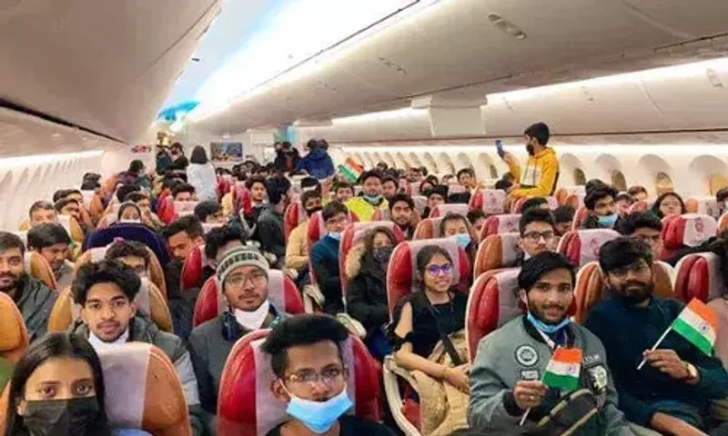 Operation Ganga: Air India's second flight carrying 250 Indian evacuees from Ukraine lands in Delhi