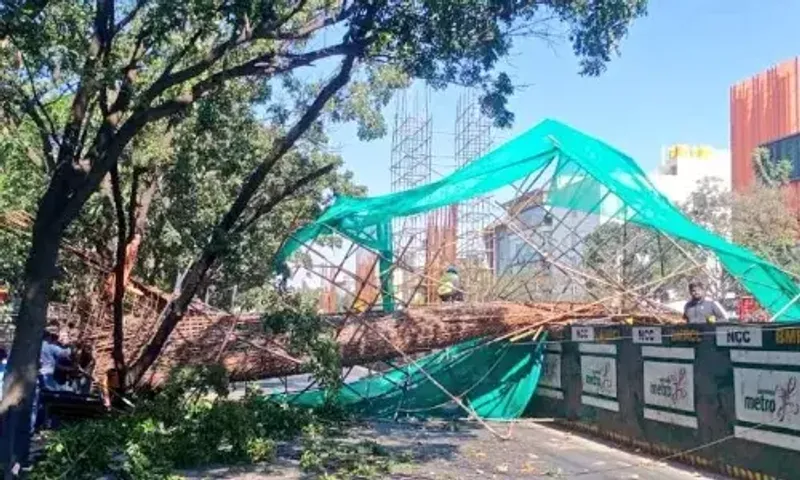 Bengaluru: Woman, 2-year-old son killed after metro pillar collapses on bike