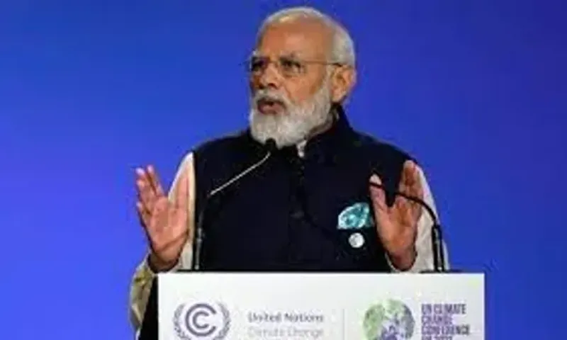 PM Modi Surprises Climate Summit With 2070 Net-Zero Vow For India