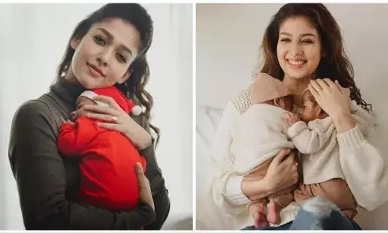 Nayanthara poses with sons in these adorable pics