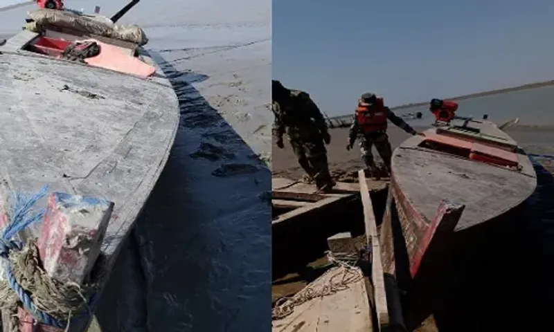 Gujarat: BSF seizes Pakistani fishing boat from Harami Nala