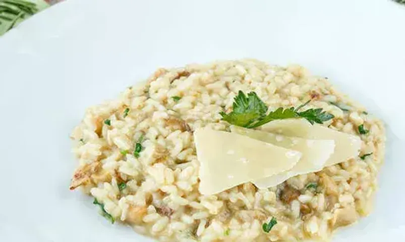 Mushroom Risotto with Cracked Wheat Recipe: It is a mouth-watering vegan recipe