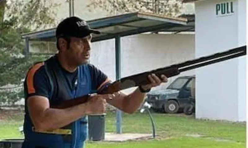 Mairaj Ahmad Khan becomes first Indian shooter to win gold medal in men's skeet event at ISSF World Cup