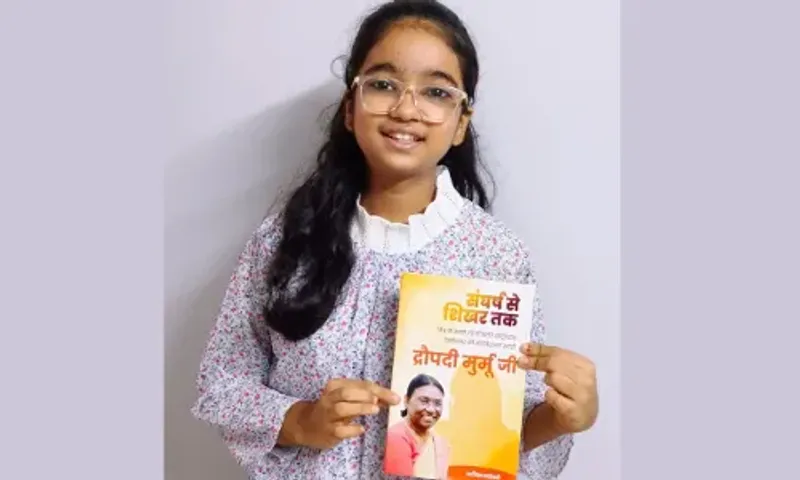 Bhavika Maheshwari, scripts the first book on President Elect Draupadi Murmu