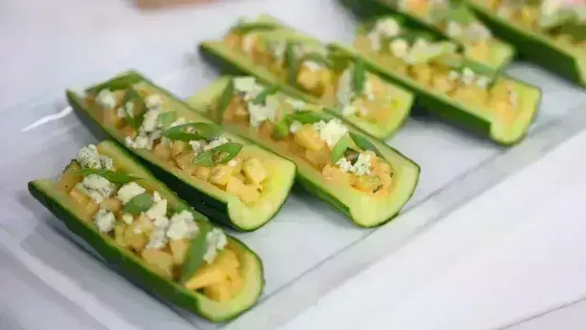 Cucumber Pops Recipe: A simple recipe which you can make as a low calorie snack