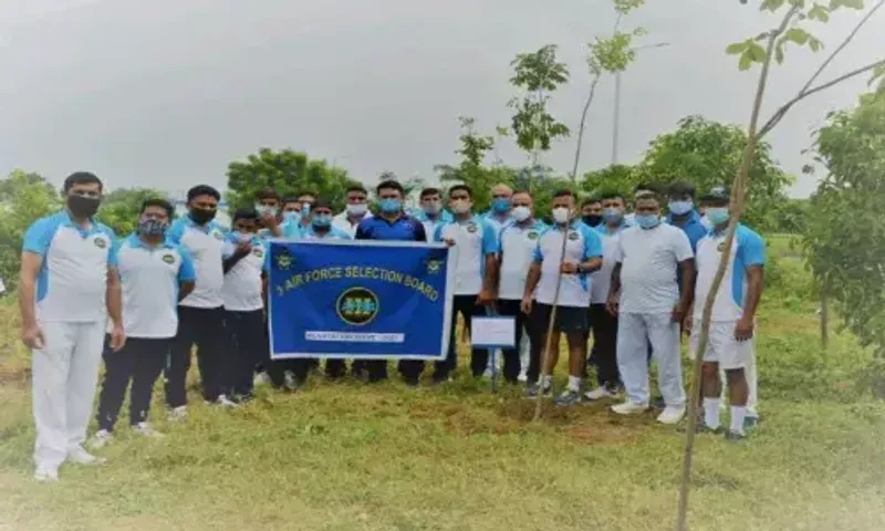 AFSB Gandhinagar carried out a plantation drive under Go Green initiative