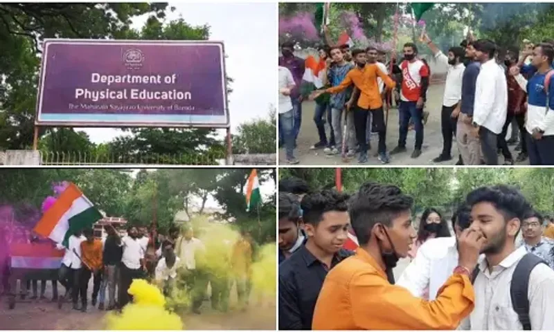 MSU Baroda students celebrate Indian team feat at Tokyo Olympics