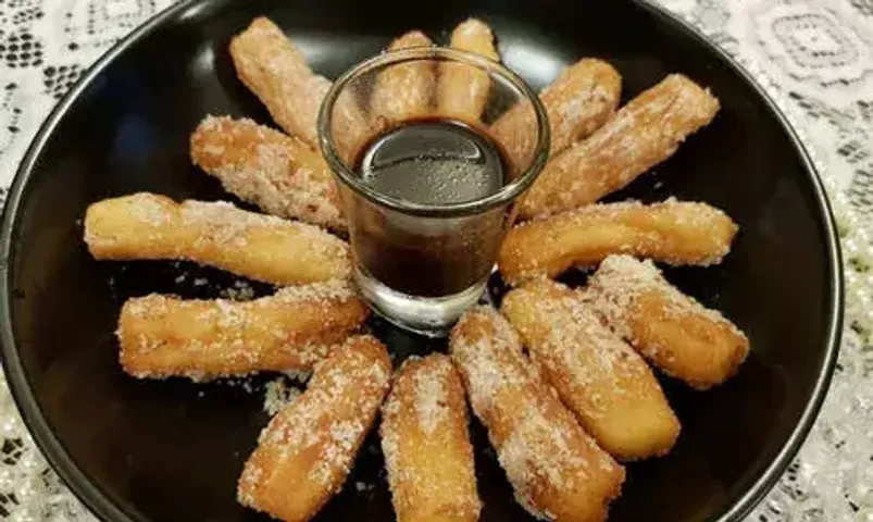 Churros with Thandai Dip Recipe: Need a unique snack recipe to impress your guests then here is  a super delicious and scrumptious Churros recipe