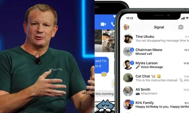 Moxie, the CEO of Signal, resigns, and Acton, the co-founder of WhatsApp, takes over meanwhile