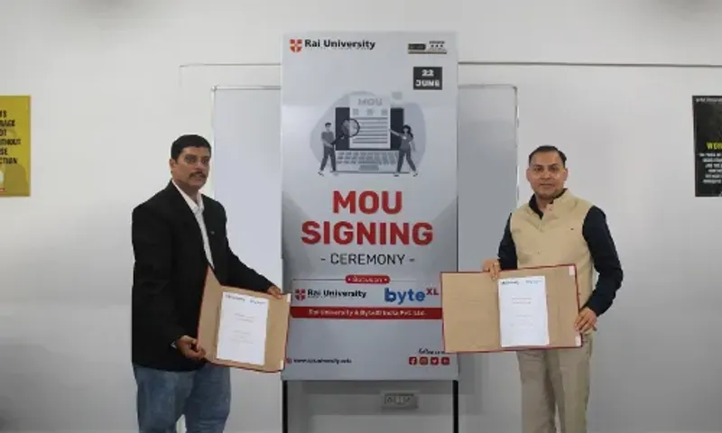 byteXL signs MoU with the RAI University, strengthens commitment to producing high-skilled engineering talent from Gujarat
