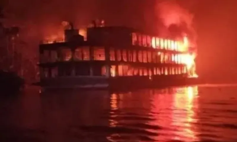 In Bangladesh, 36 people were killed when a fire broke out on a ferry
