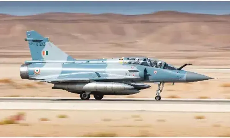 IAF got wo Mirage 2000 fighter jets from France to add to combat aircraft force.