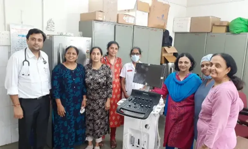 Ultrasonography facility in medical ICU at Sayaji hospital in Vadodara