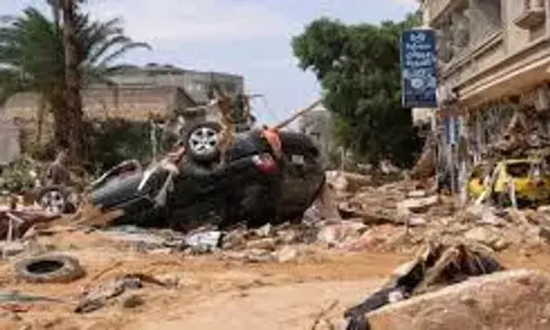 Flooding in eastern Libya displaces at least 34,000 people