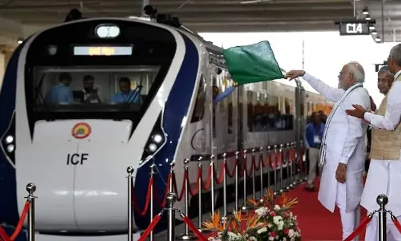 PM Narendra Modi to flag off two Vande Bharat Express trains today