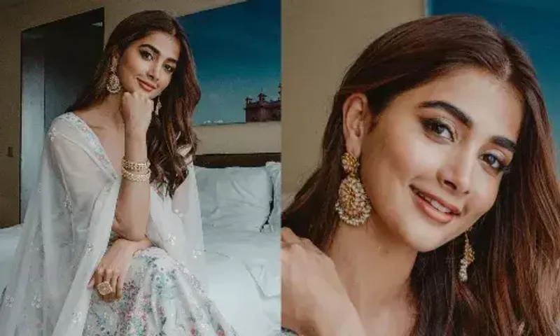 Pooja Hegde's dreamy floral anarkali is perfect for your Indian ethnic wardrobe