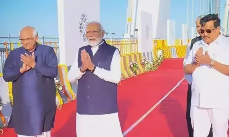 PM Narendra Modi inaugurates 'Sudarshan Setu'