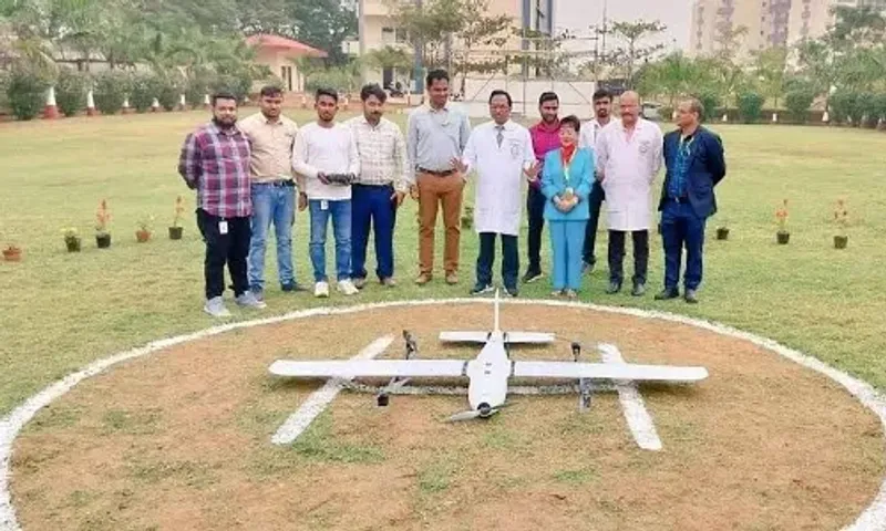 AIIMS Bhubaneswar uses drone to transport blood to community health centre