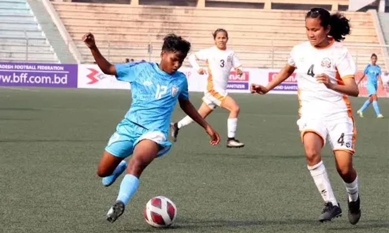 India thrash Bhutan by 12-0 in SAFF U-20 Women’s Championship