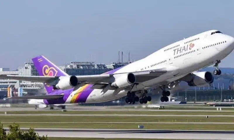 Thai Airways' flight suffers tyre burst before landing at Bengaluru airport