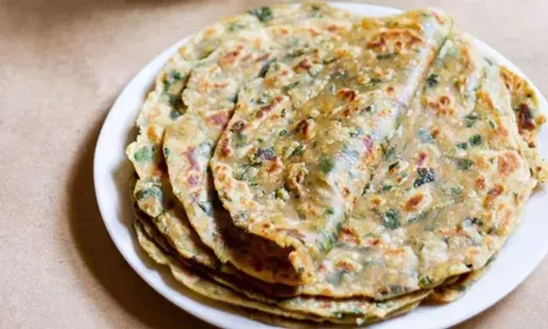Crispy, soft, and a lovely fragrant aroma – Methi Paratha