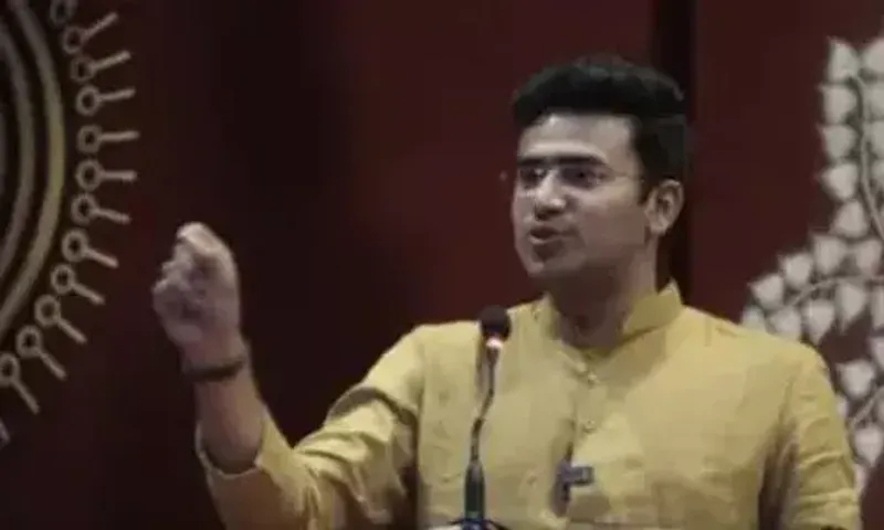 Tejasvi Surya apologizes for his 'ghar wapasi' words and 'unconditionally' retracts them