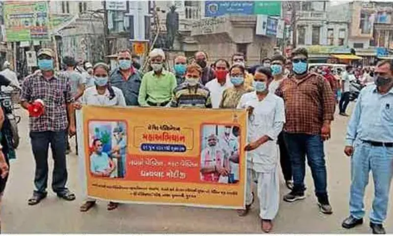 Target of giving first dose of Corona vaccine to 86% people and second dose to 80% people against the set target has been achieved in Vadodara district