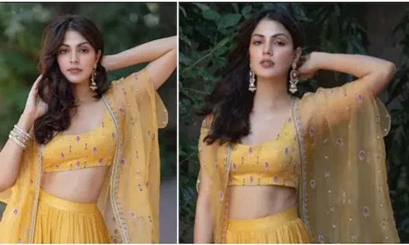 Rhea Chakraborty looks lovely in this summer-perfect wedding ensemble