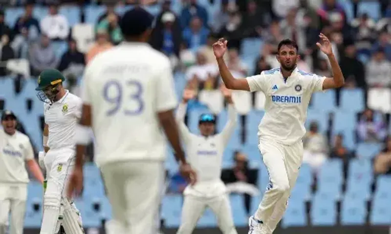 Men's Test Cricket match: India bowled out for 245 runs in first innings against South Africa