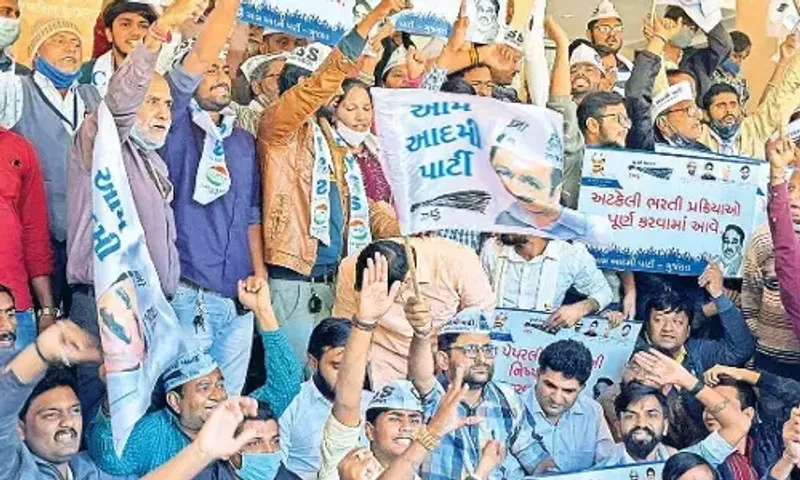 Ten students are among the 93 AAP members still imprisoned in Gujarat for protesting
