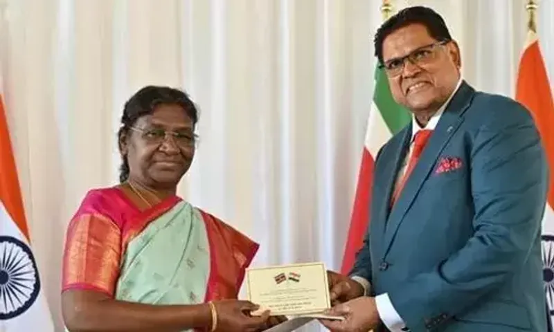 President Droupadi Murmu conferred with highest civilian honour of Suriname